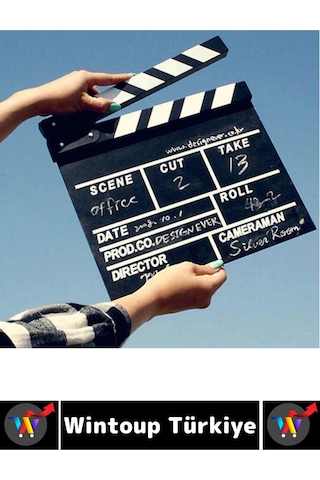 Sinema Dekoratif Çalışma Odası Ev Ofis Hediyelik Süs Eşya Nostaljik Retro Yazı Yazılabilir Ahşap Şı 86855068
