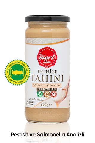 Tek Kavrulmuş Fethiye Tahini 500 Gr Ve Yerli Susam İle Üretilmiştir Tek Kavrulmuş Fethiye Tahini 500 Gr Ve Yerli Susam İle Üretilmiştir