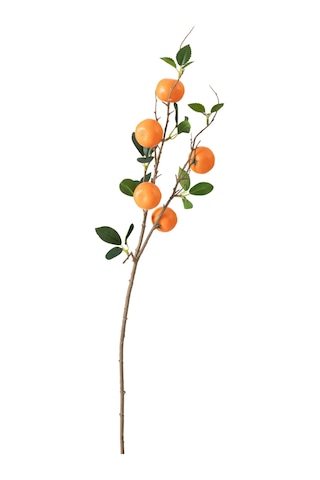 Mudo Home Mandalina Dal Çiçek 75 Cm Turuncu