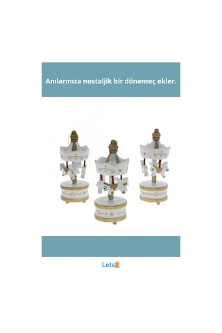 Dekoratif Beyaz Mini Atlı Karınca 6'lı Şık Hediye 1 Adet