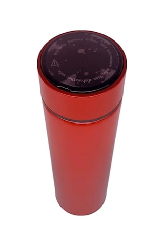 Kişiselleştirilebilir Dereceli Termos 05 Lt Kırmızı Renk Kırmızı