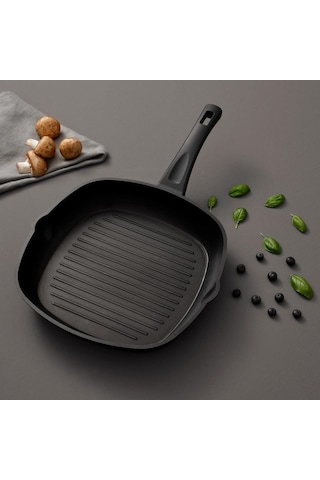 Hisar Milas Granit Grill Izgara Tava 28 Cm Karışık