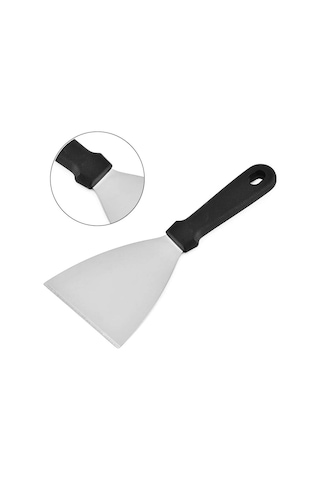 3b Trend Ergonomik Kaymaz Sap Geniş Ağızlı Mutfak Spatulası 8 Cm Siyah