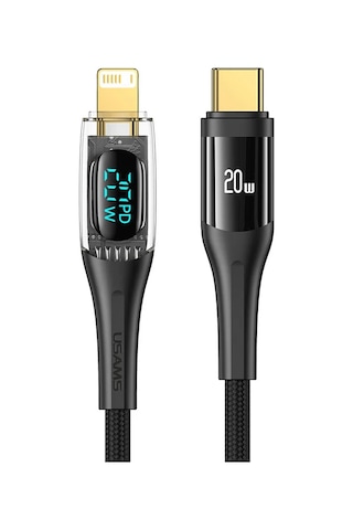Usams Sj589 20 W Typec To Lightning Dijital Ekran Örgü 2 M