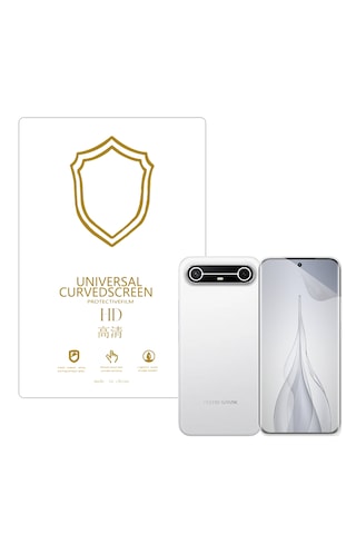 Microcase Tecno Spark Slim 5g İle Uyumlu Full Tpu Nano Ön Ekran Koruma Filmi - Ekm101