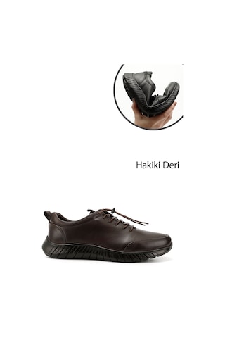 Gönderi(R) Gönderi R Erkek Kahve Antik Bağcıklı Kauçuk Taban Hakiki Deri Sneaker Ddma73542605 Kahve