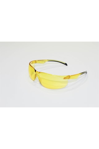 Dağ Bisikleti Gözlüğü - 1. Kategori - Sarı %100 UV Korumalı Buğu Sarı