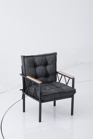Ard & Garden 3 1 1 Koltuk Takımı, Balkon Takımı, Balkon Mobilyaları,çay Seti, Metal Kanepe, Salon Oturma Gr Antrasit