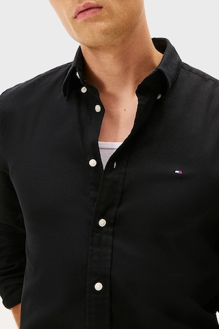 Tommy Hilfiger Erkek Gömlek Mw0mw40469 Bds Siyah Siyah