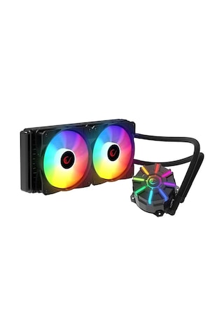 Rampage Helıos C2 Siyah 240 2x120mm Raınbow Fanlı Sıvı Soğutma Si