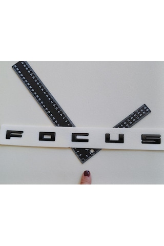 Focus Yeni Nesil Boşluklu Piano Black Bagaj Yazısı 3m 3d Abs