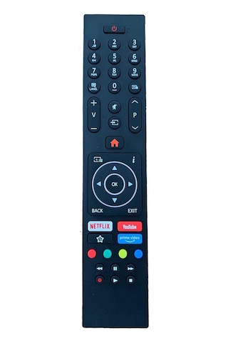 Vestel Uyumlu Turn 4k Led Tv Kumandası - Netflix, Youtube, Primevideo Tuşlu Kumanda - Lcd626-9044532711745