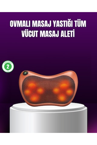 Ergonomik Derin Yoğurmalı Boyun Bel Sırt Masaj Cihazı Priz Nrzsnt - 42 Çakmak Girişli