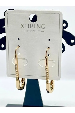 Flybuy Zarif Xuping Uzunluk, Markalı Küpeler: Kilidi, Kaplama, Gr Gold Fransız Cm Altın Ağırlık 3.3 3 Uy Gold