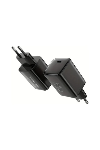 Topshop1 65w Gan Hızlı Şarj Cihazı Siyah Qc 4 0 3 0 Type C Pd Usb Huawei Xiaomi Samsung Oneplus İphone Uyumlu Macbook Laptop İçin