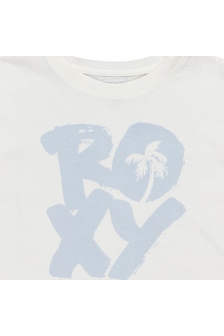 Roxy Roxy Boxy Crop Started Kız Çocuk Beyaz Tişört Wbs0 Beyaz