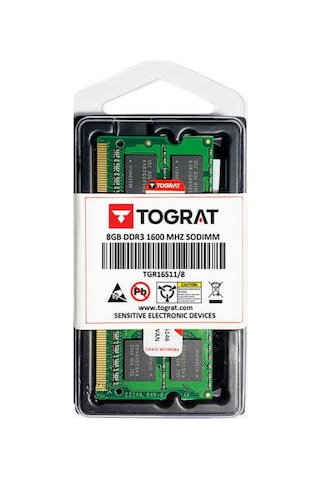 Tograt ‎‎TGR16S11/8 8 GB 1600 MHz DDR3 SODIMM Notebook Ram Bellek