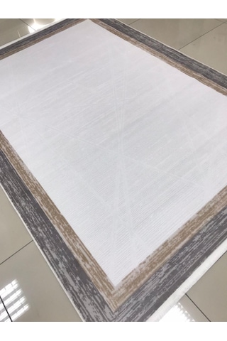 Merinos Halı Vista 76592 957 Serisi Triko Akrilik Salon Oturma Yatak Odası Halısı Krem - Gri - Bej