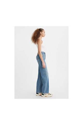 Levi's Ribcage Full Length Kadın Jean Pantolon - Dance Around-16238 Med İndigo - Worn İn