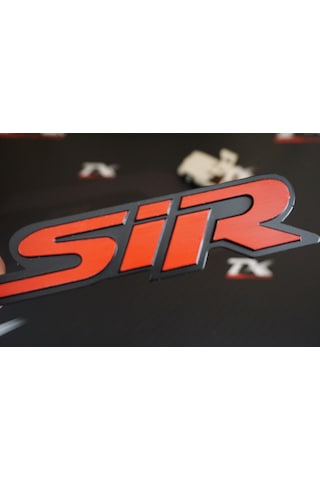 Dk Tuning Sir Bagaj Kırmızı Siyah Metal Yazı Logo Honda İle Uyuml