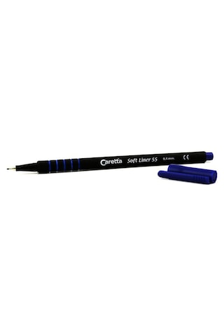Caretta Softliner 55- 19 Mavi-Siyah Kalem 0.4Mm