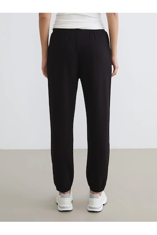 Lc Waikiki Siyah Soft Touch Kadın Jogger Eşofman Altı