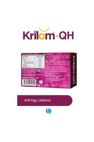 Krilom-QH Krill Oil & Ubikinol 30 Yumuşak Kapsül