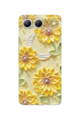Tecno Spark 40 5g Uyumlu Rölyef Bahçesi Baskılı Silikon Kılıf Renkli Tecno Spark 40 5g Uyumlu Rölyef Bahçesi Baskılı Silikon Kılıf Renkli
