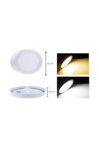 Cata Ct-5271B 25W Sıva Üstü Led Panel (Yuvarlak)(Beyaz) Beyaz