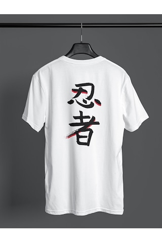 Flood Of Style Kawasaki Ninja Motosiklet Beyaz T-shirt
