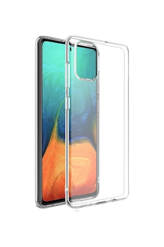 Galaxy S20 Plus Kılıf Zore Süper Silikon Kapak Renksiz