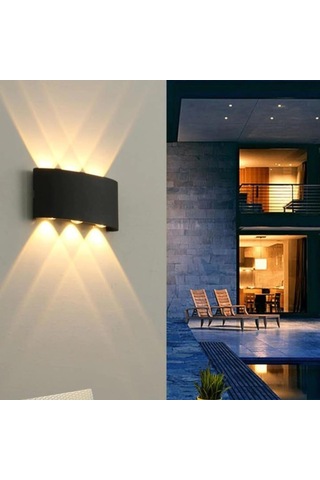 Ucuz Geldi Dekoratif Çift Yönlü Duvar Aydınlatma Led Aplik Duvar Lambası Cata Haiti 10 Watt Desenli Duvar Aplik G Çok Renkli