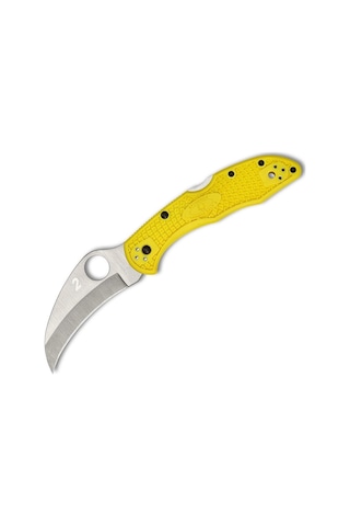 Spyderco Tasman Salt 2 Yellow Plainedge Kamp Çakı Sarı