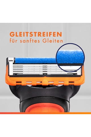 Erkekler İçin Gillette Fusion 5 Bıçak, 18 Tıraş Bıçağı, Turuncu