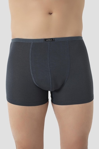 Arma Yıldız Erkek İnce Bel Lastikli Bambu Boxer Füme 5'li Paket Füme