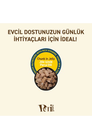 Tavuklu Yaş Kedi Maması 85 Gr X 24 Adet Jöle İçinde Parça Etli - Yetişkin Kedi