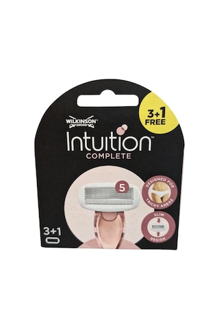 Wilkinson Sword Intuition Complete Kadın Tıraş Bıçağı Kartuşu 5 Bıçaklı 3+1 Yedek