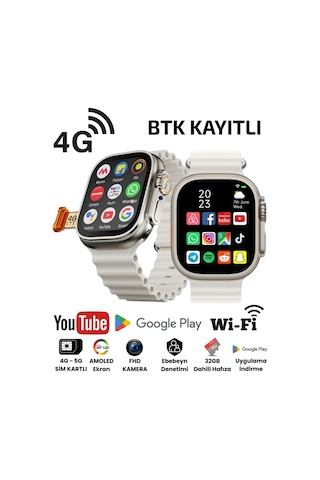 4g-5g Lite Sim Kartlı Kameralı Takip Btk Kayıtlı Çocuk Yetişkin Amoled Ekran Akıllı Kol Saati 4g-5g Lite Sim Kartlı Kameralı Takip Btk Kayıtlı Çocuk Yetişkin Amoled Ekran Akıllı Kol Saati