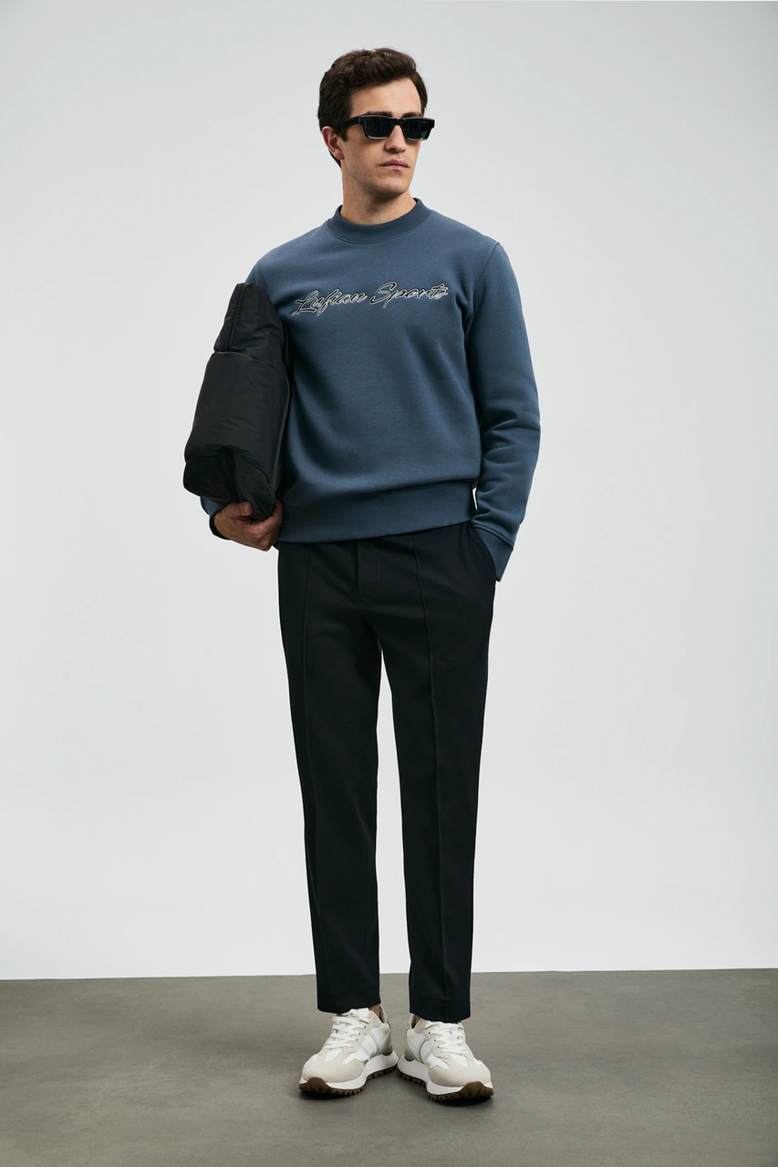 Lufian Loved Erkek Sweatshirt Antrasit Antrasit 112030170100110 Antrasit