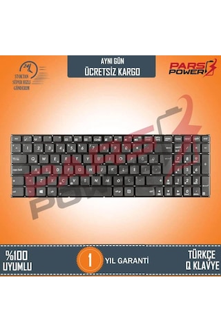 Asus Uyumlu X554Lj. P551Ca. X555L. X555Ln Notebook Klavye Siyah Tr