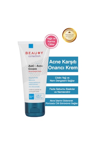 Beauty Collection Akne Karşıtı Onarıcı Krem 50 ML