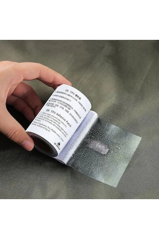 Padalink Tpu Şeffaf Kendinden Yapışkanlı Naylon Kumaş Onarım Bandı - Çadır, Yağmurluk, Şişme Ürünler İçin Su Geçirmez Yama, 7.5 187cm Diğer Çok Renkli