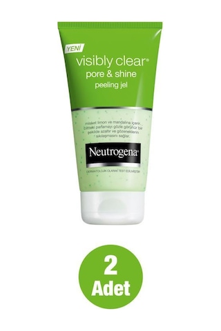 Neutrogena Visibly Clear Pore & Shine Parlama Karşıtı Peeling Jel 2 x 150 ML