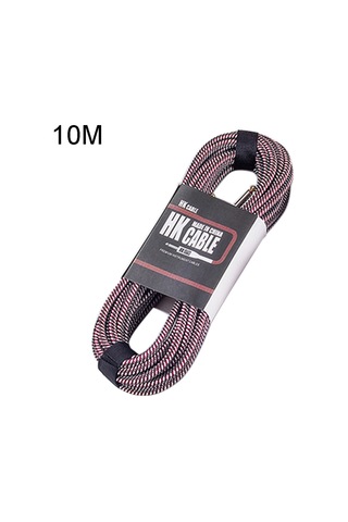 Sones Ahşap Gitar Bas Bağlantı Kablosu Gürültü Azaltıcı Ses Kablosu, Kablo Uzunluğu: 10 M, Rastgele Renk Teslimatı