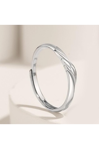 Tancise Klasik 925 Ayar Gümüş Zirkon Yüzük Bayanlar Takı Düğün Promise Parti Hediye Men