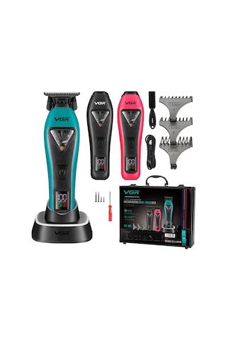 V-035t Sakal Ve Ense Çizim Makinesi Şarjlı Berber Trimmer - 9000 Rpm, Güçlü Batarya