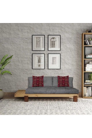 Woodesk Arin Masif Natural-gri Renk Sedir Cpt8302-200