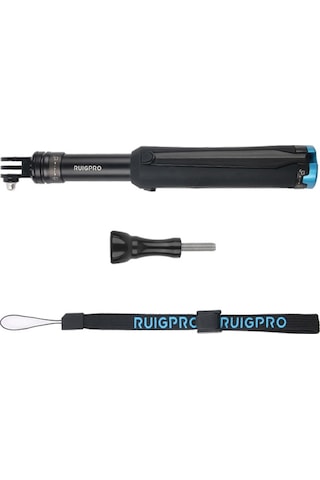 Gopro, Insta360, Djı Ve Diğer Aksiyon Kameraları İçin Taşınabilir Katlanabilir Tripod Tutucu Selfie Monopod Çubuğu, Uzunluk: 23.5-81cm Diğer