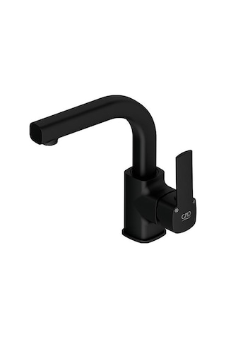 Gpd Pedra Tek Gövde Lavabo Bataryası Siyah Mtl160-S