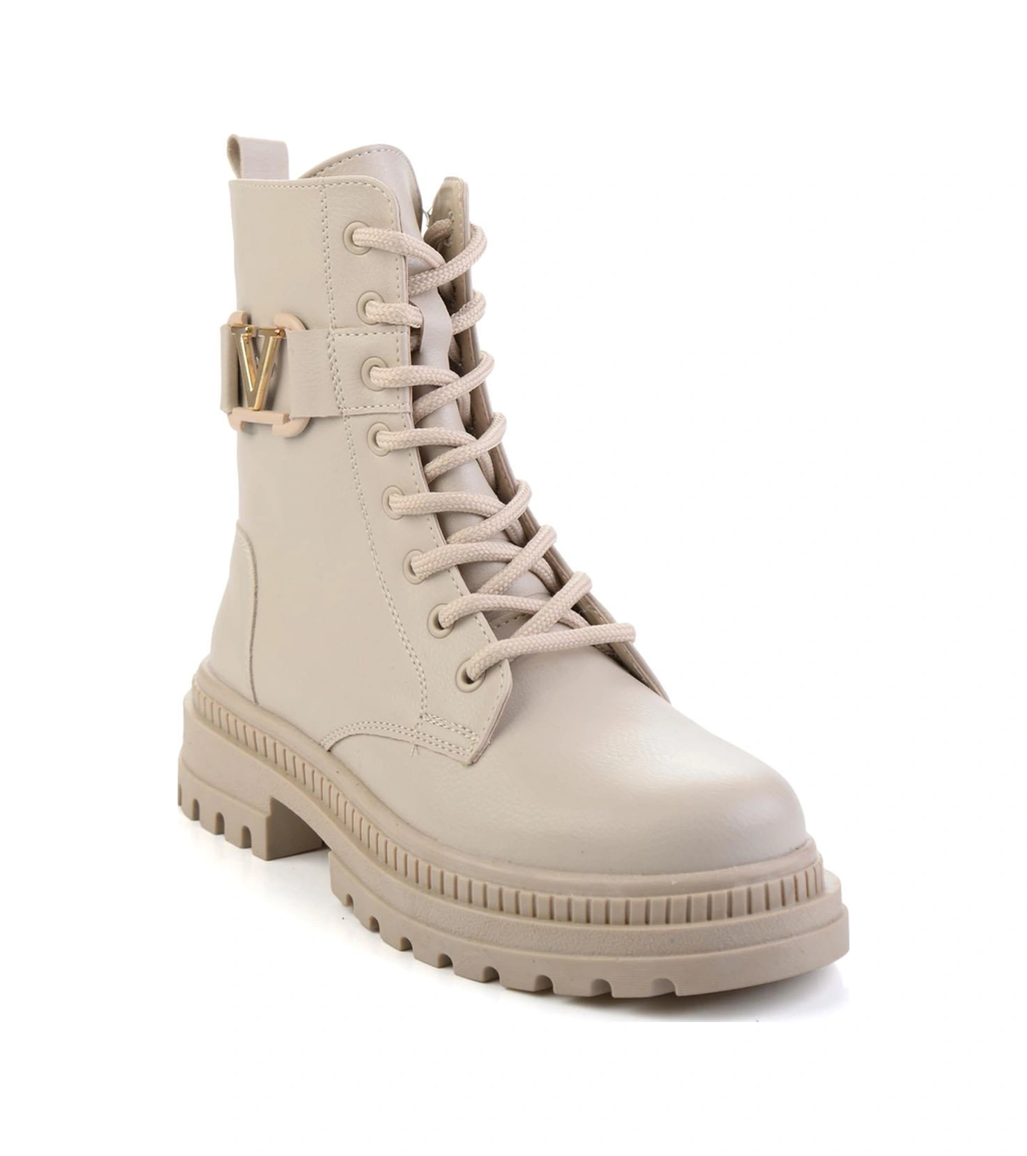 Bambi Bej Kadın Bot & Bootie K02179521209 Bej